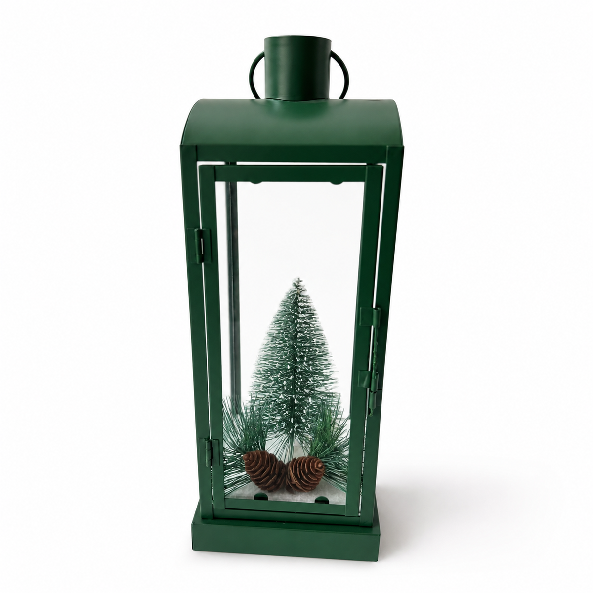 IN-XMAS0001-inton-green-christmas candle lantern