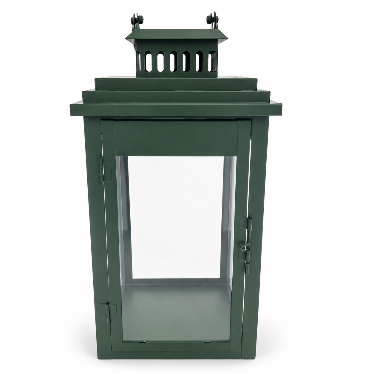 IN-XMAS0016-inton-metal-green-christmas  candle lantern