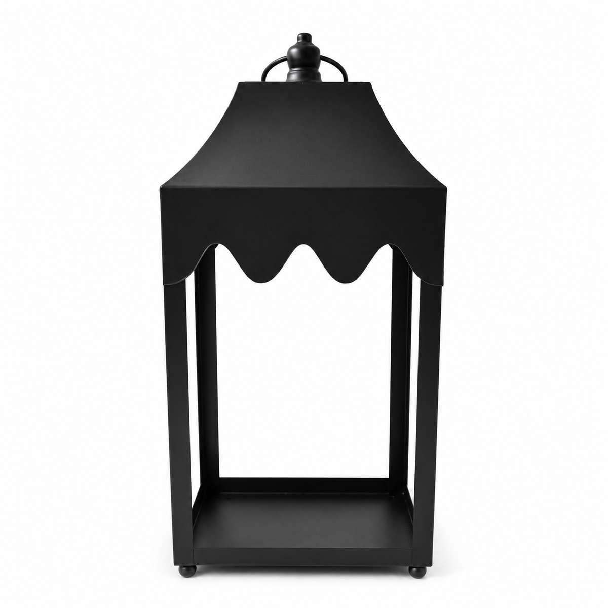 IN-XMAS0025-inton-metal-BLACK-christmas candle lantern