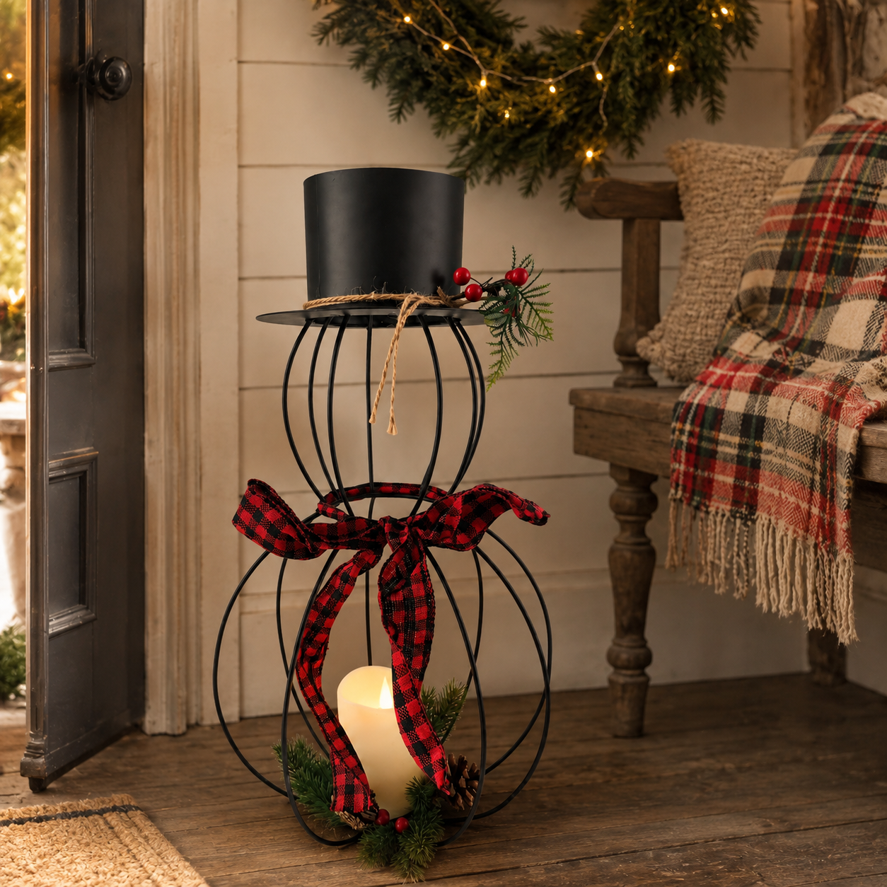 IN-XMAS0027-inton-metal-gold-christmas SNOWMAN